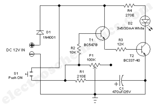Led lights can be dimmed using any methods discussed in this article. Timer Light Switch Circuit