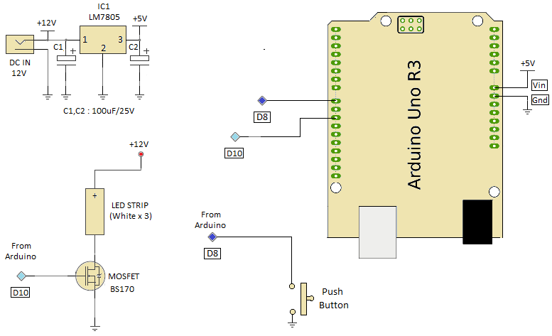 How To Make Led Bulb Circuit At Home Using Arduino Uno R3 Project ...