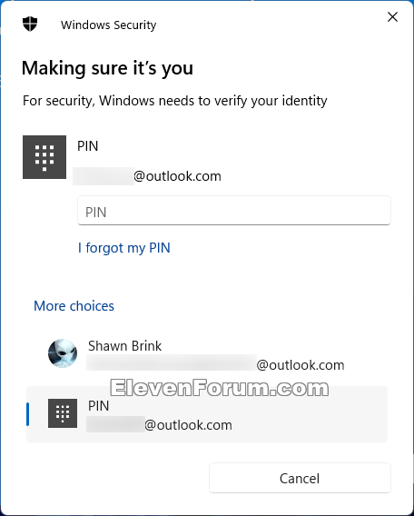 You'll see this link only if you're using a local account. Switch To Local Account From Microsoft Account In Windows 11 Tutorial Windows 11 Forum