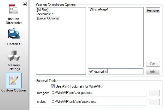 Avr gcc printf serial