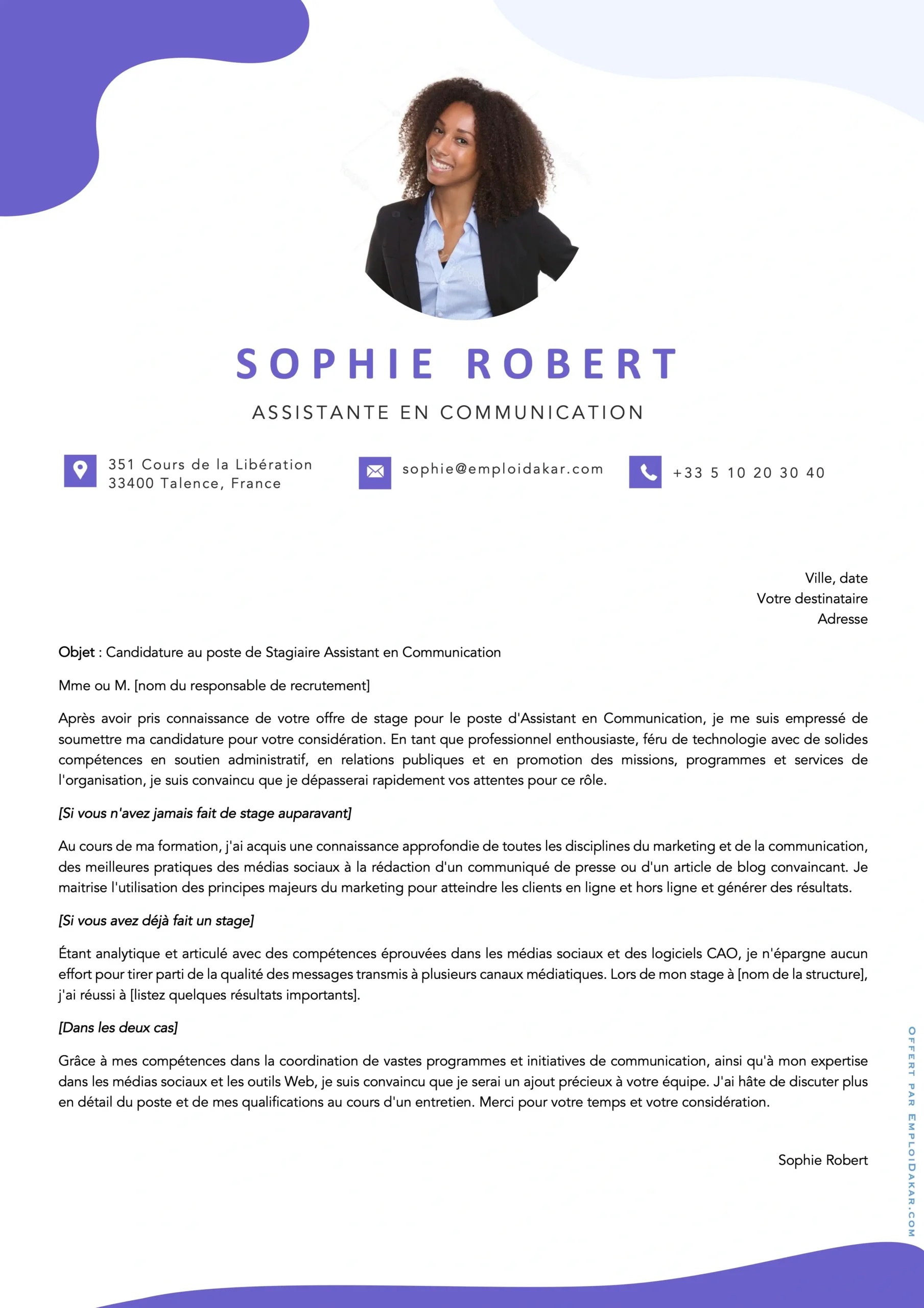 Lettre De Motivation Marketing Lettre De Motivation Marketing