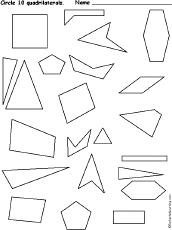 Find an answer to your question triangle congruence: Quadrilaterals: Shapes at EnchantedLearning.com
