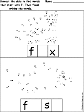connect the dots then fill in the blanks at