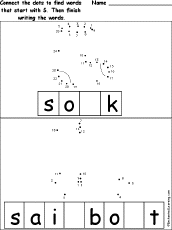 connect the dots then fill in the blanks at enchantedlearningcom