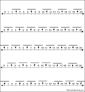 number lines enchantedlearning com