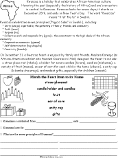 kwanzaa crafts and activities enchanted learning software