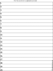 spelling worksheets and activities at enchantedlearning com