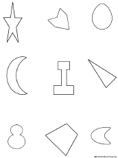 draw lines of symmetry for shapes 2 printable worksheet enchantedlearning com