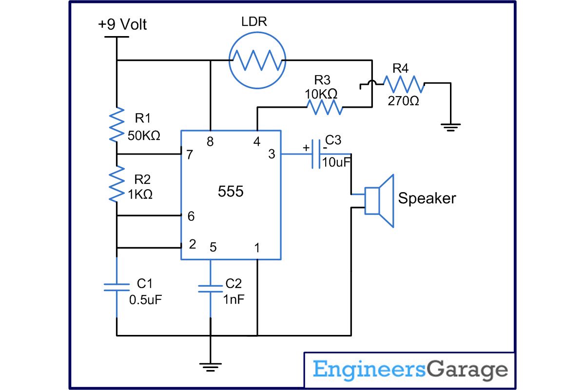 Circuit Diagram Of Ldr Project - Circuit Diagram