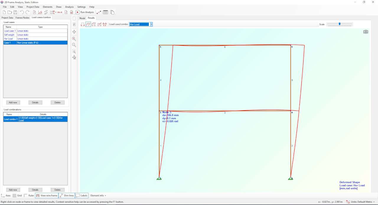 Software for static analysis of 2d frames, continouus beams and trusses. Software For Structural Analysis Of Frames Beams And Trusses Under Static Linear And Non Linear Loads Engissol Ltd Structural Engineering Software