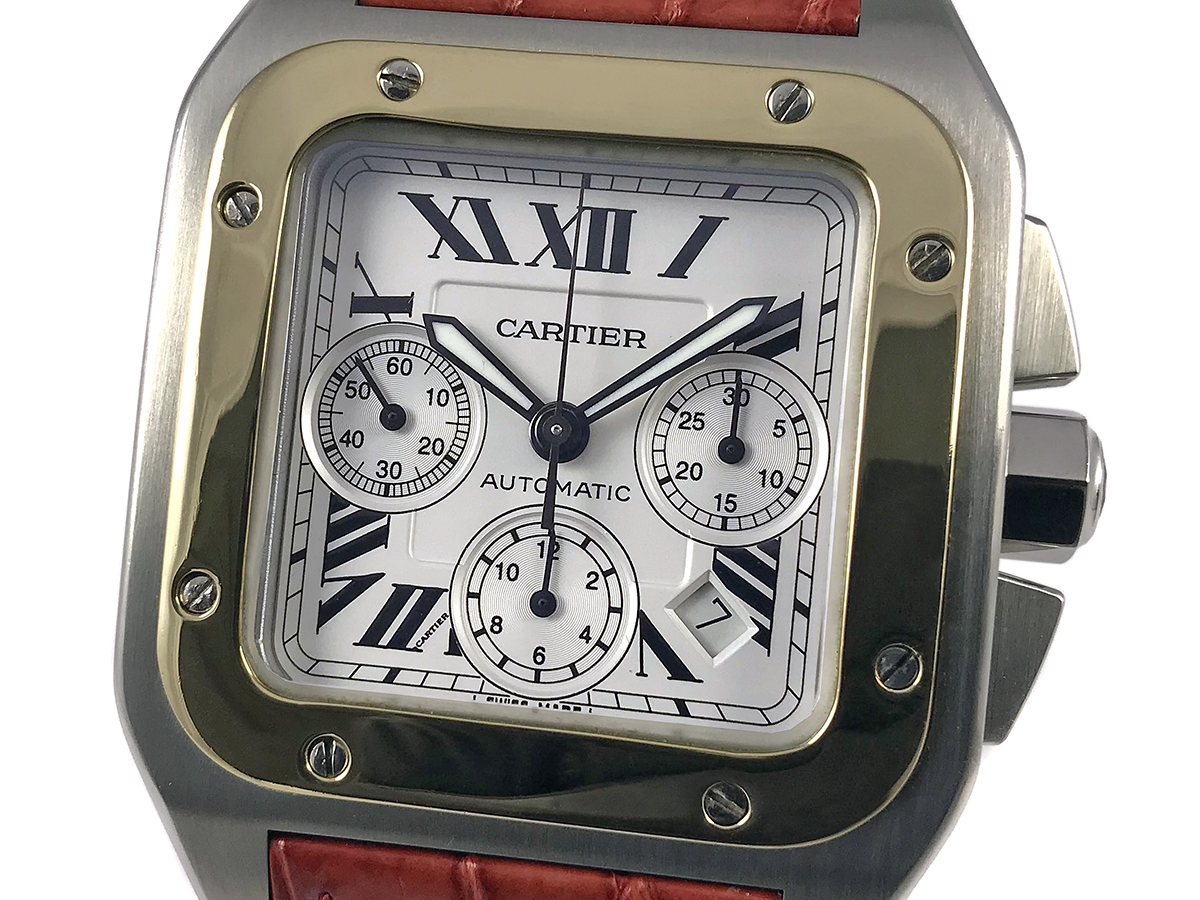 Reloj Cartier Santos 100 Xl Chronograph Ref 2740 Entropia Watches Compra Venta De Relojes De Segunda Mano