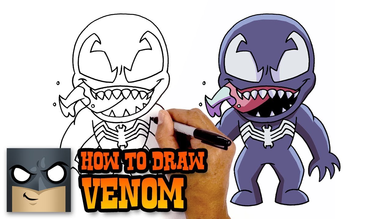 How To Draw Venom Awesome Step By Step Tutorial Epicheroes Movie Trailers Toys Tv Video Games News Art How To Draw Venom Awesome Step By Step Tutorial Epicheroes Movie Trailers Toys Tv Video Games News Art