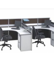 Jual Partisi Kantor Modera 3.4 WS 4 staff Murah Di Surabaya, Spesifikasi,  Harga Terbaik
