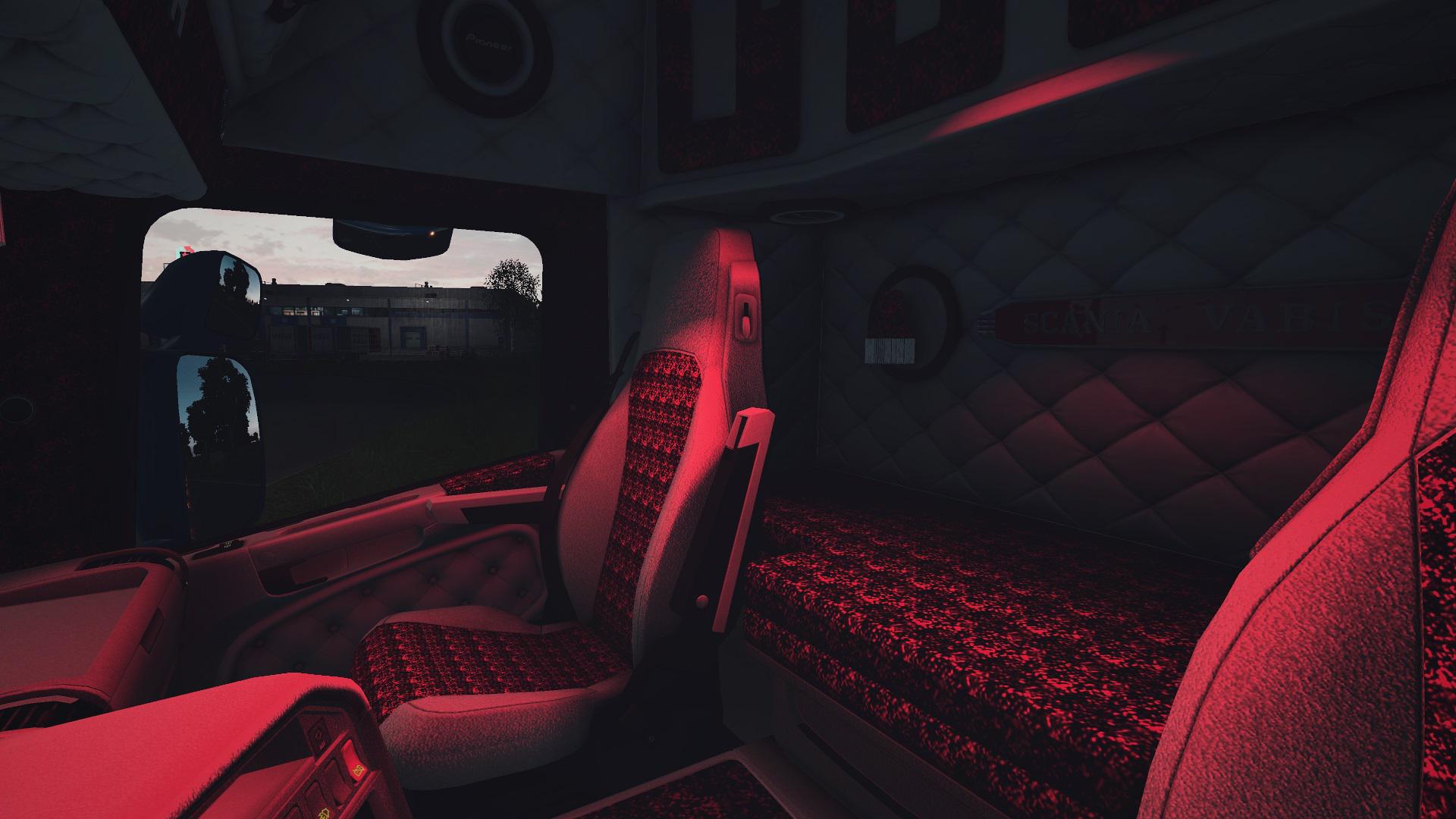Your scania truck stock images are ready. SCANIA RJL WHITE HOLLAND INTERIOR 1.35 MOD - Euro Truck