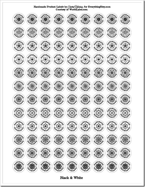 handmade label printables free downloads everythingetsycom