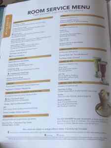 Disney Cruise Room Service Menu - EverythingMouse Guide To Disney