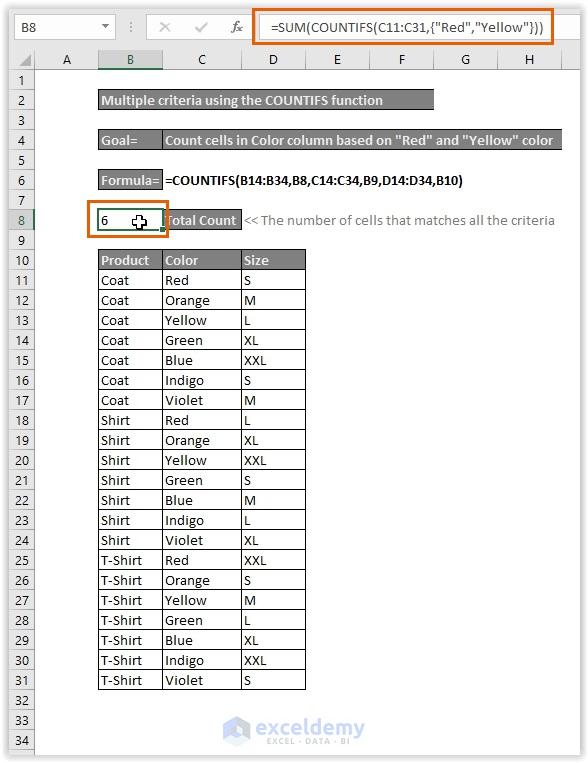 See how to quickly count unique values in excel with dynamic array functions. Multiple Criteria In Excel Using Index Match And Countif Function