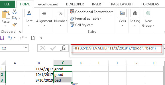 A start date that you want to test . Excel If Function With Dates Free Excel Tutorial