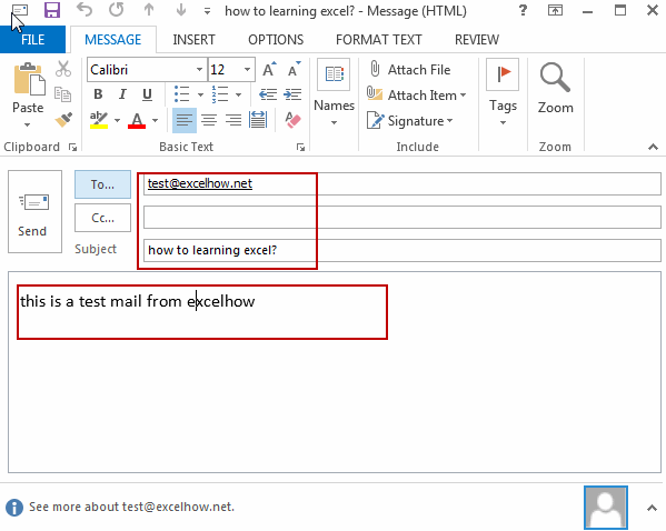 Super formula bar (easily edit multiple lines of text and formula); How To Send Email Using Hyperlink Function In Excel Free Excel Tutorial