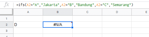Cara Mengembalikan Nilai Kondisi FALSE pada Rumus IFS - ExcelNoob