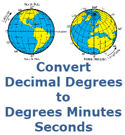 Easily Convert Decimal Degrees To Degrees Minutes Seconds In Excel Excelsupersite