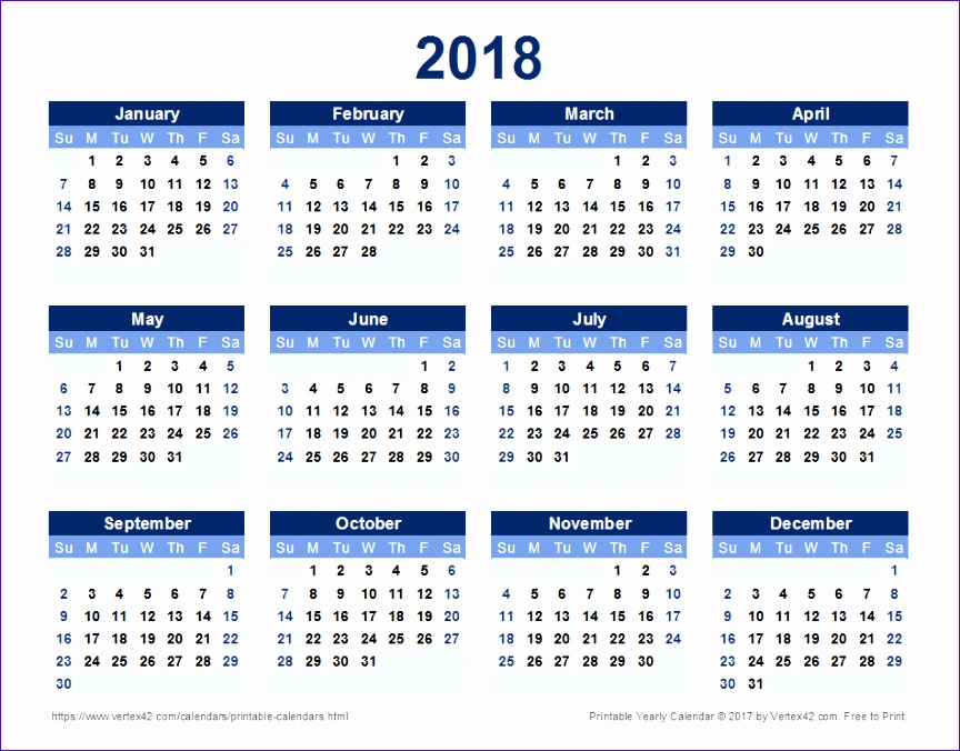 8 calendar templates for excel excel templates