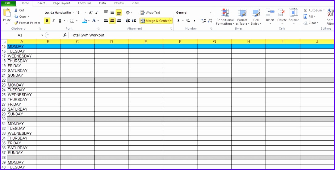 11 day planner excel template excel templates excel templates