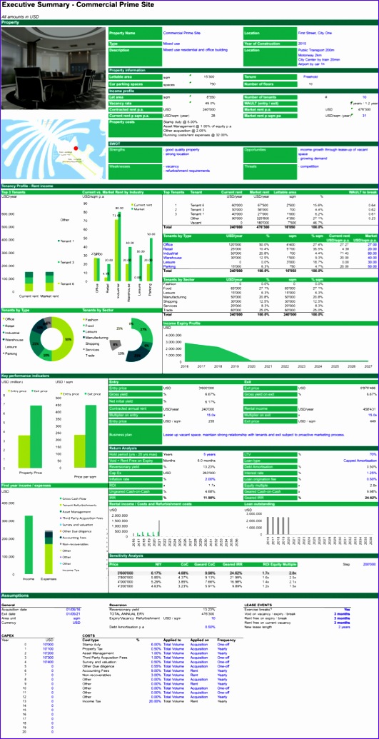 6 excel real estate templates excel templates