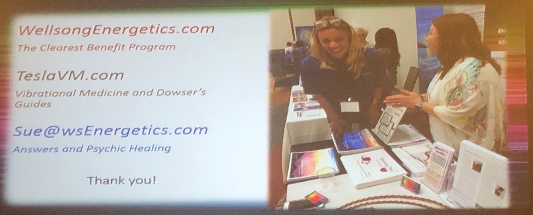 Picture of slide from the talk.
