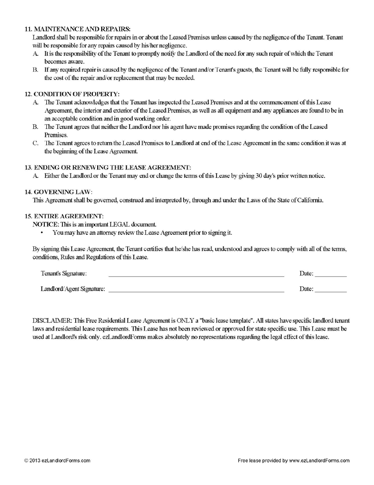 minnesota residential lease agreement template pdf template