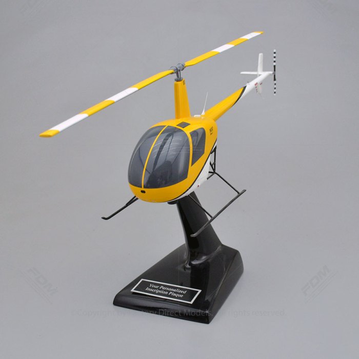 Giant Scale Helicopter RC Model 2 x Robinson R22 - YouTube Scot-free