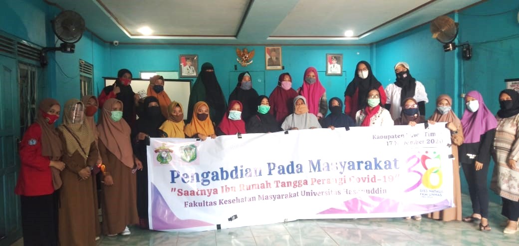 Gelar Pengabdian Masyarakat, FKM Unhas Ajak IRT Perangi Covid-19