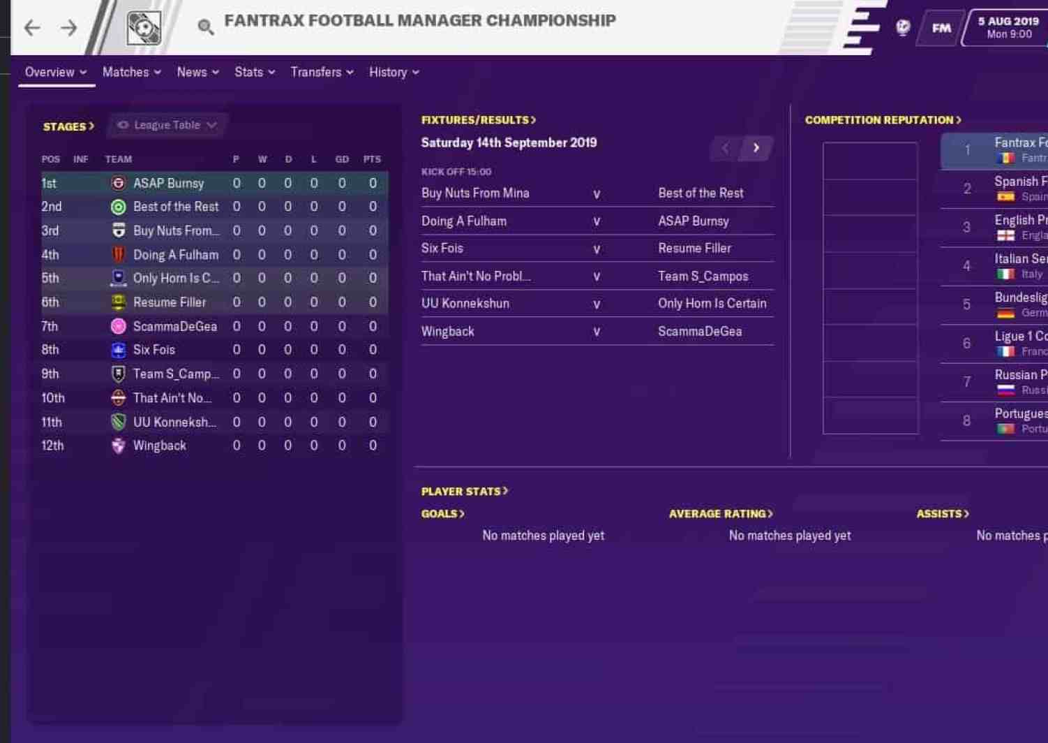 Fantrax Does Football Manager With Tt Cam Part 1