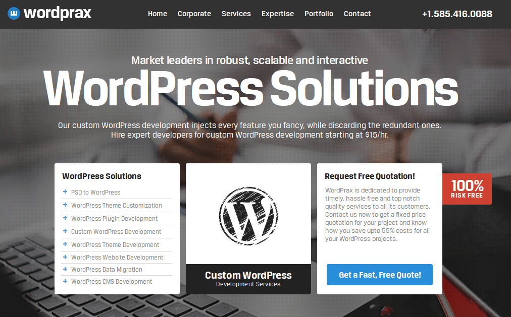 Follow design guidelines in site design and layout. Wordprax : Best Professional WordPress Development ...