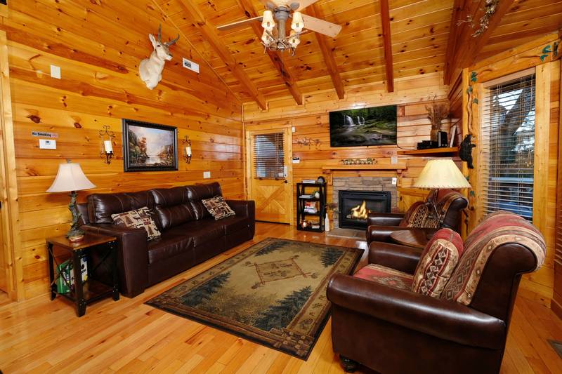 End your day relaxing at the big moose inn, with your private cabin on . River Falls :: Pigeon River Cabins