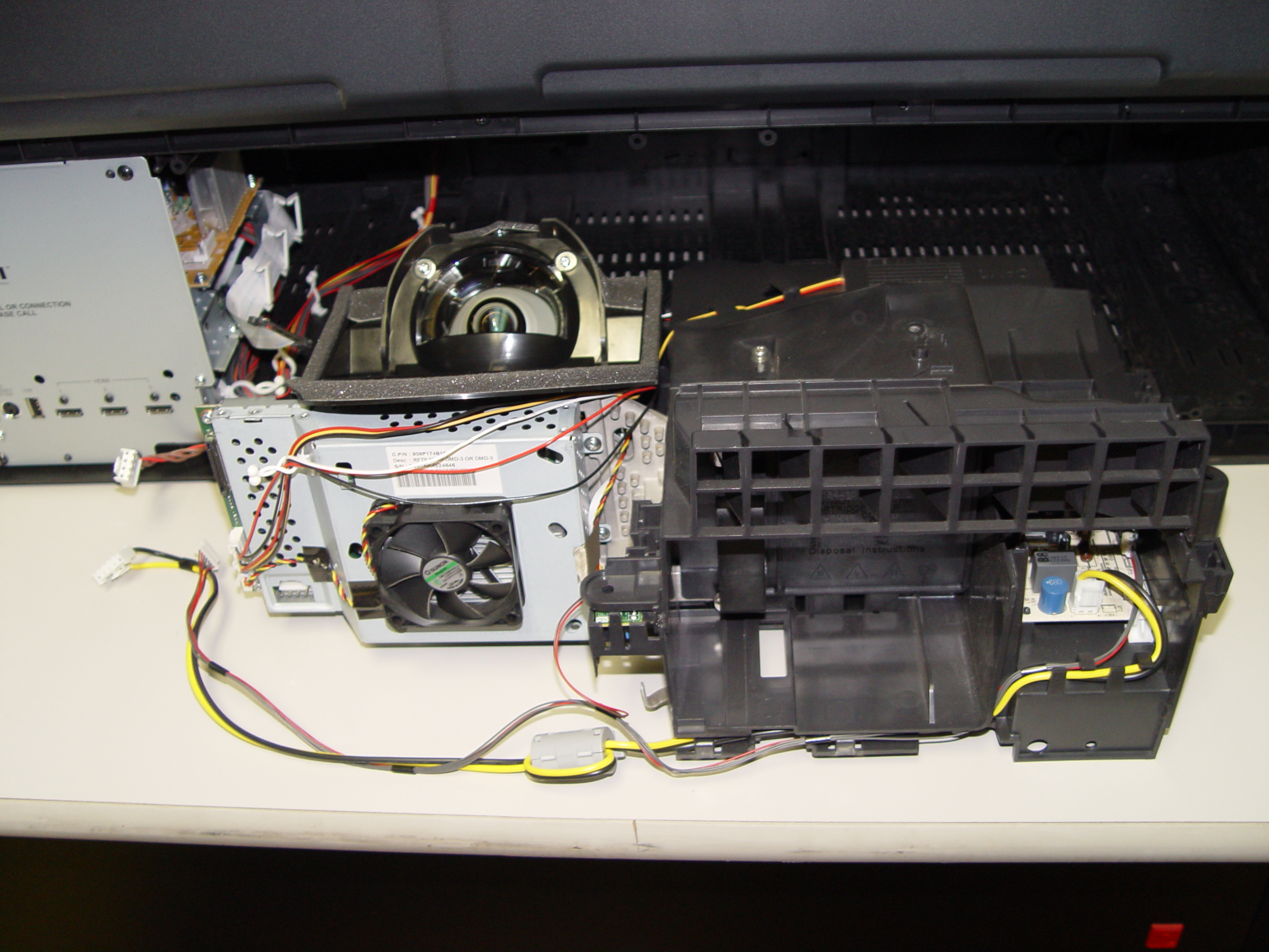 Replacing the chip will often remove stationary white and black . 4719 001997 Dlp Chip