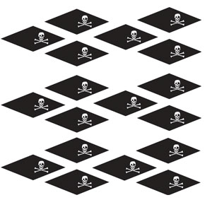 Printable Pirate Ship Flags