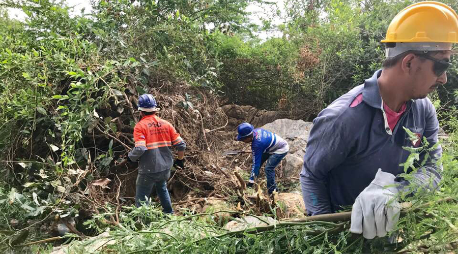 Iniciado hoje o trabalho de desassoreamento do Rio Espinharas, em Patos