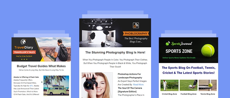 Choose your favorite photography newsletter templates and customize them with our drag & drop email . 9 Best Blogger Email Templates Travel Film Blogs
