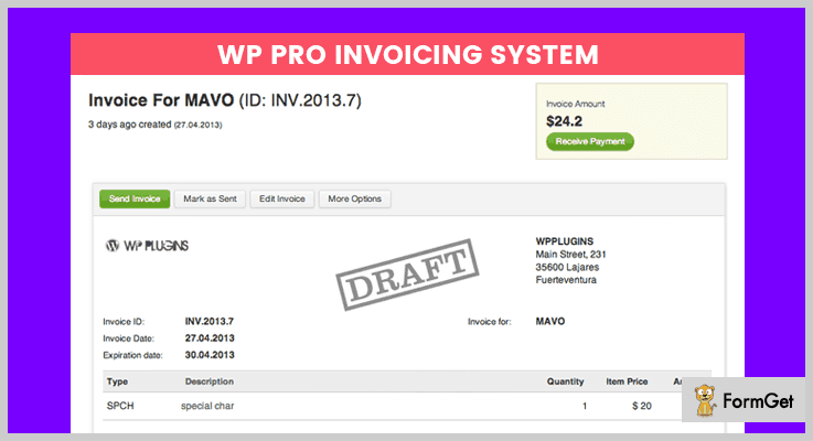 Ask address confirmation if ip and billing address don't match. 7+ Invoice WordPress Plugins 2021 (Free and Paid) | FormGet