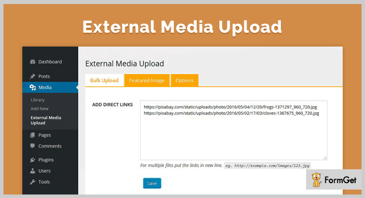 In wordpress 2.7 and above you can install plugins directly from the admin area. 4+ WordPress Media Upload Plugins 2021 | FormGet