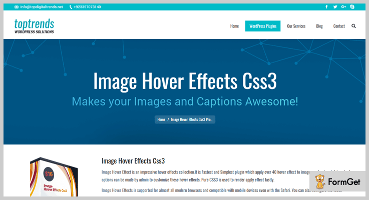 Hi guys,does anyone know or recommend a plugin that provides the. 7 Hover Effect Wordpress Plugins Free And Paid Formget