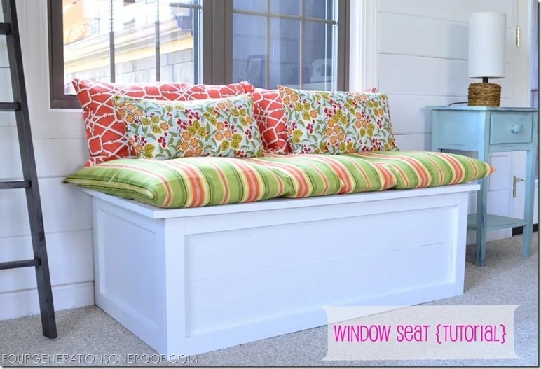 How To Build A Window Seat Tutorial Four Generations One Roof