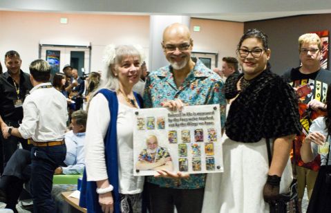 George Perez and friends at MegaCon Orlando 2017