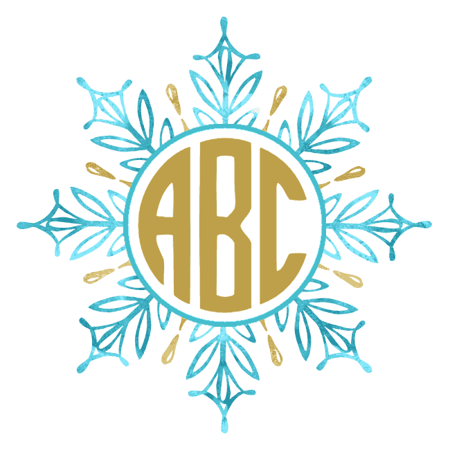 How to get this free svg::: Free Christmas Monogram