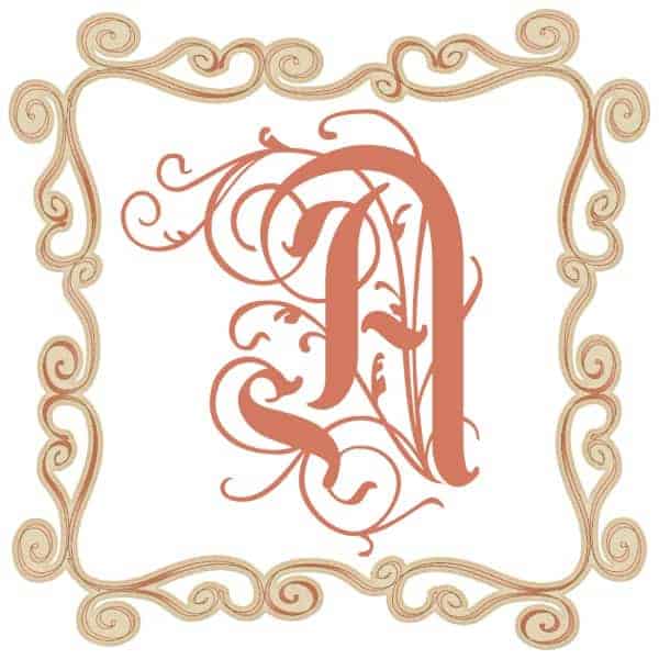 Vintage Monogram Customize Online Download Free