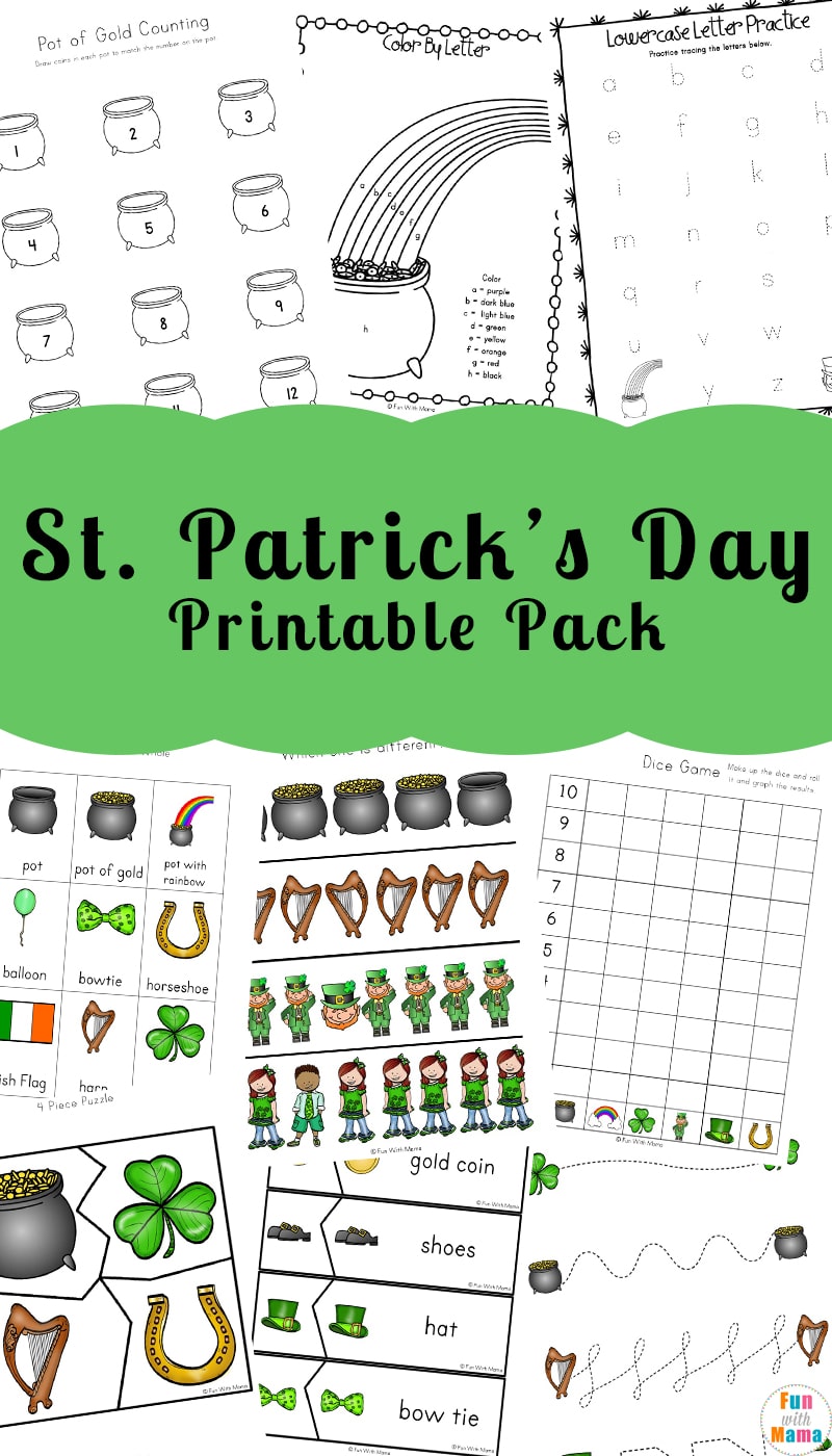 Your kids will love learning about the holiday in new, exciting ways with these st. St Patrick S Day Coloring Pages And Activities Fun With Mama