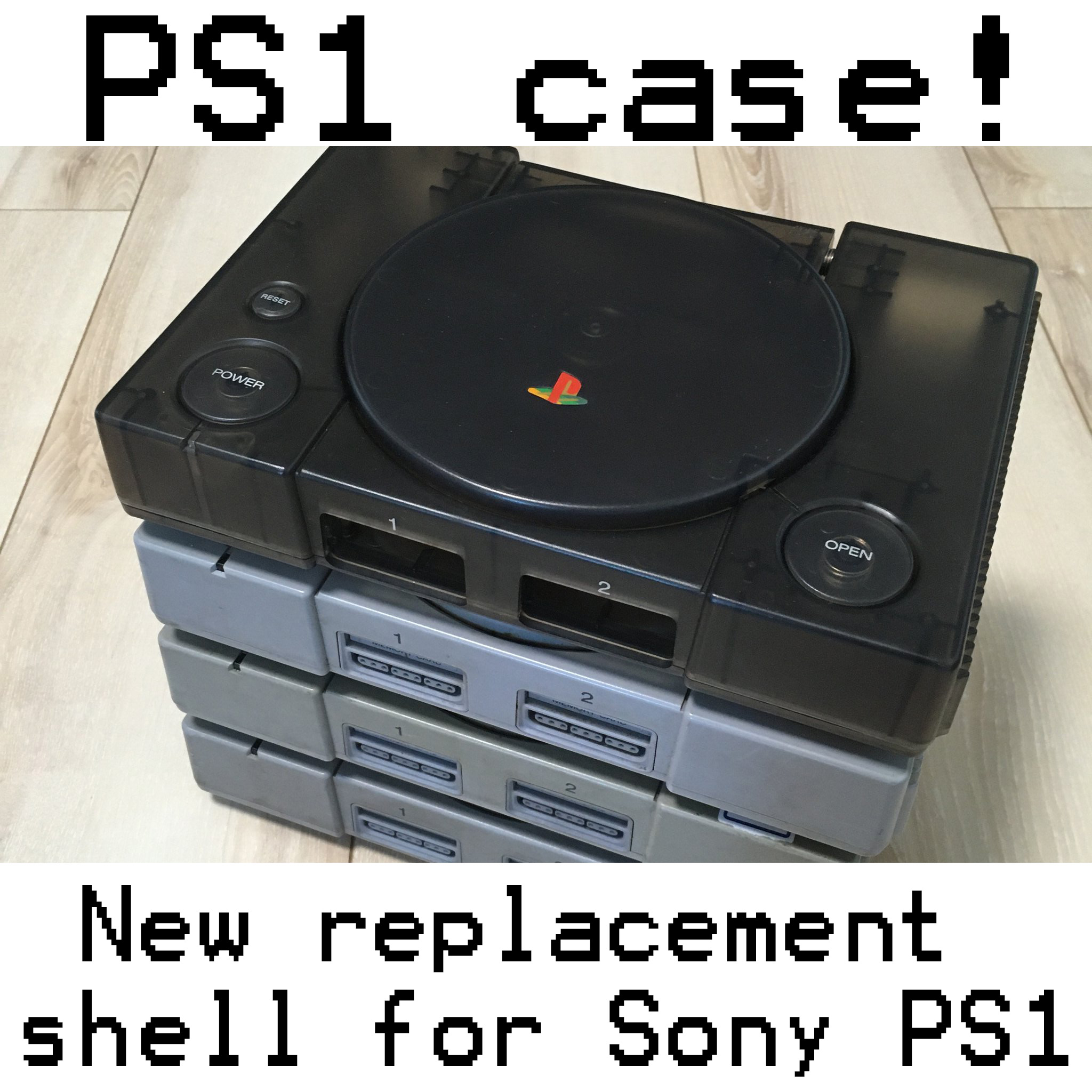 Sony PS1 Replacement Case GameTech.us