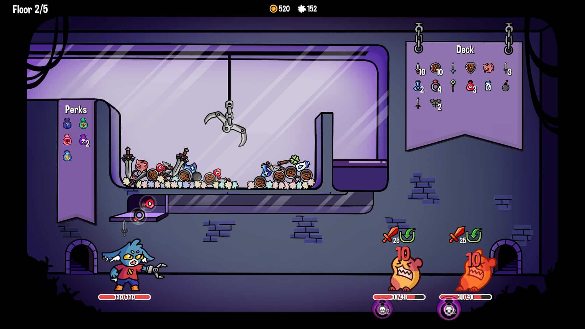 dungeon clawler game