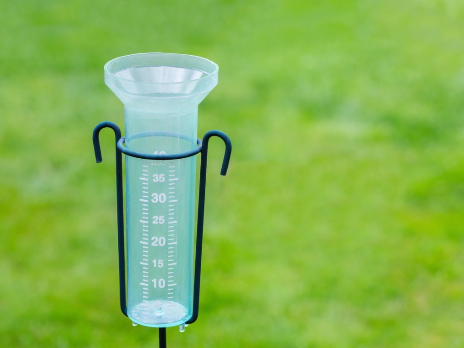 Cut the top section off a clear bottle as shown. Rain Gauges For Home Use How A Rain Gauge Can Be Used In The Garden